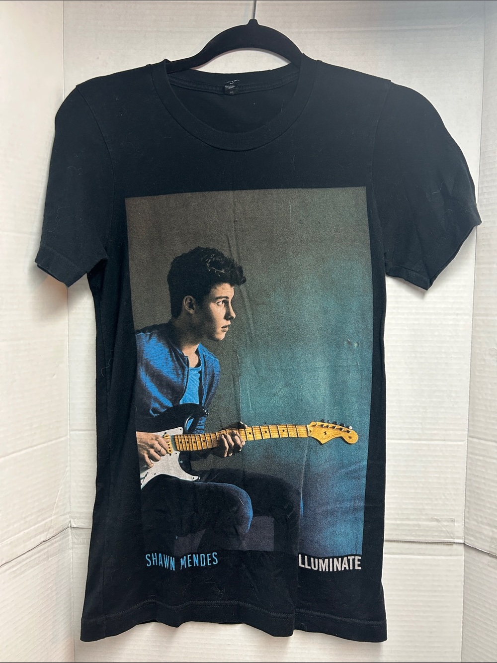 Shawn Mendez Shirt Adult Small Black Concert Tee T-Shirt Tour Pop Music